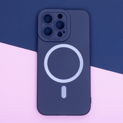 Silicon Mag case for iPhone 13 Pro 6,1" dark blue - Image 4
