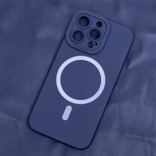Silicon Mag case for iPhone 13 Pro 6,1" dark blue - Image 5