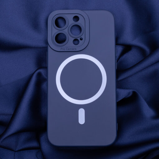 Silicon Mag case for iPhone 13 Pro 6,1" dark blue - Image 6