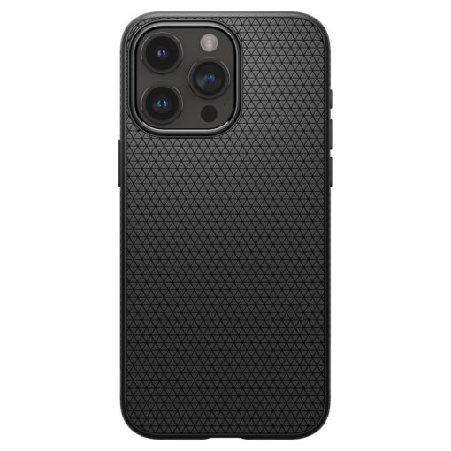 Spigen Liquid Air case for iPhone 15 Pro 6,1" matte black - Image 2