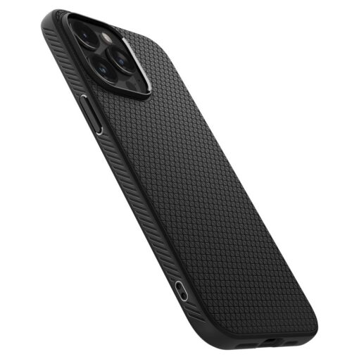 Spigen Liquid Air case for iPhone 15 Pro 6,1" matte black - Image 9