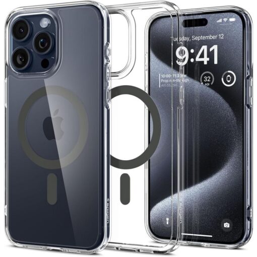 Spigen Ultra Hybrid Magsafe case for iPhone 15 Pro 6,1" graphite