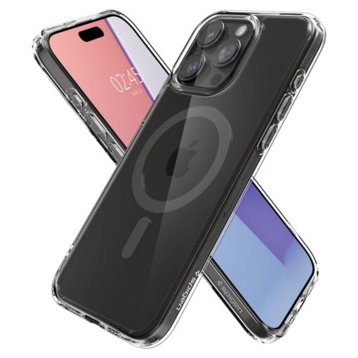 Spigen Ultra Hybrid Magsafe case for iPhone 15 Pro 6,1" graphite - Image 8