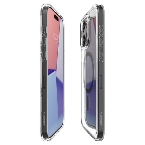 Spigen Ultra Hybrid Magsafe case for iPhone 15 Pro 6,1" graphite - Image 9
