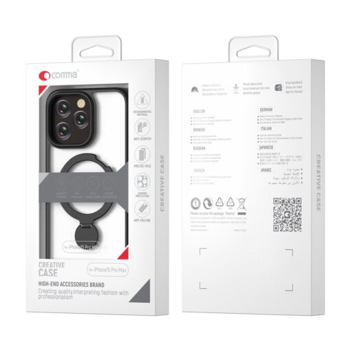 Comma case Joy Shark Mag for iPhone 15 Plus gray - Image 2