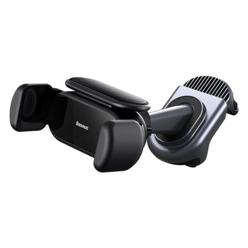 Baseus car holder T-Space black for air vent solar - Image 2