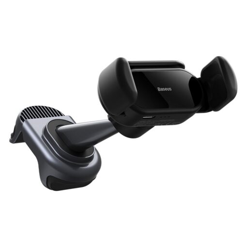 Baseus car holder T-Space black for air vent solar - Image 5