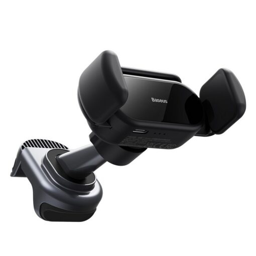 Baseus car holder T-Space black for air vent solar - Image 6