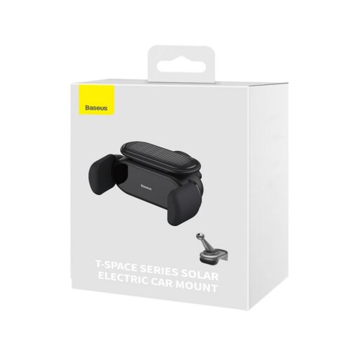 Baseus car holder T-Space black for air vent solar - Image 8