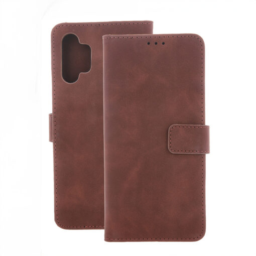 Smart Velvet case for Samsung Galaxy A26 5G brown