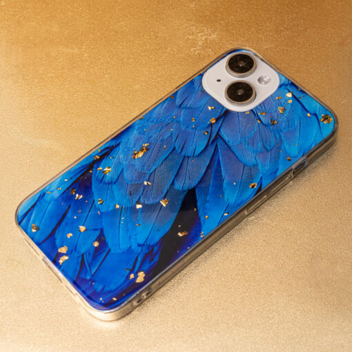 Gold Glam case for iPhone 13 Pro 6,1" blue - Image 9