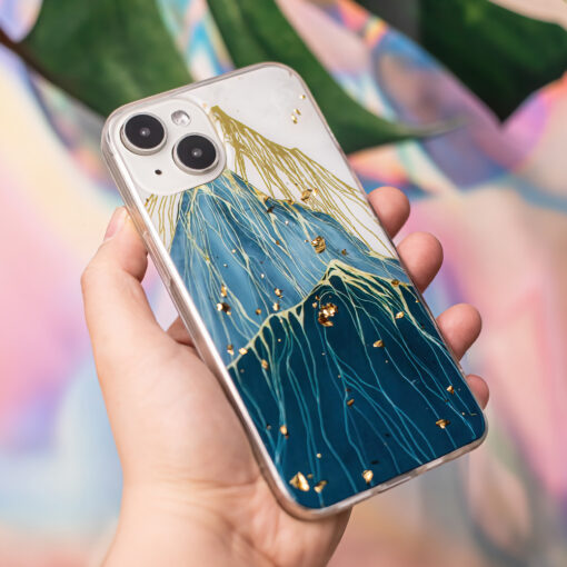 Gold Glam case for iPhone 13 6,1" mountain - Image 12