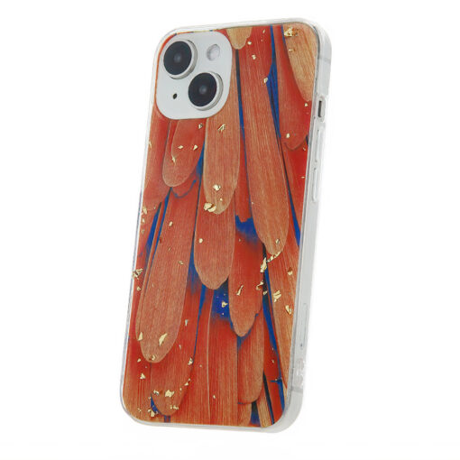 Gold Glam case for iPhone 13 Pro 6,1" orange - Image 2