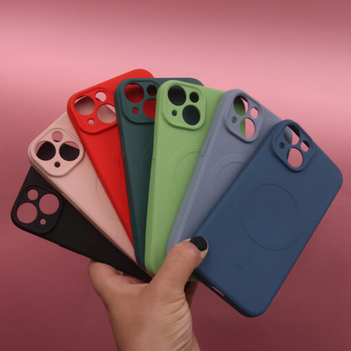 Silicon Mag case for iPhone 16 6,1" dark blue - Image 8