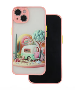 Ultra Trendy case for iPhone 12 6,1" Travel pink