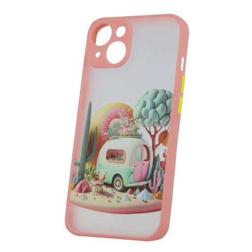 Ultra Trendy case for iPhone 12 6,1" Travel pink - Image 2