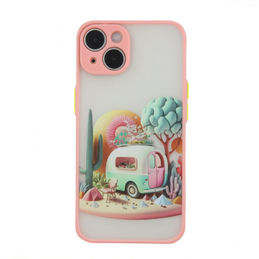 Ultra Trendy case for iPhone 12 6,1" Travel pink - Image 4