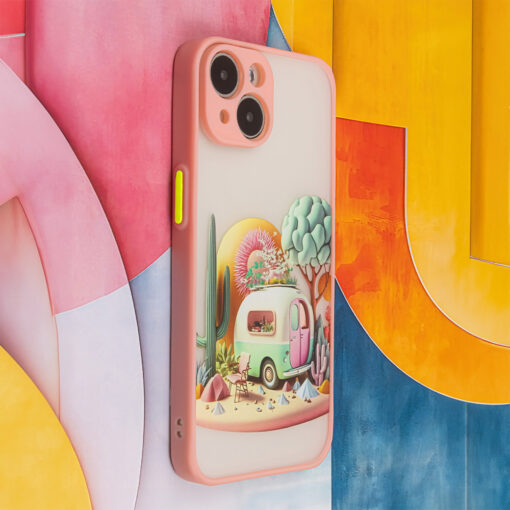 Ultra Trendy case for iPhone 12 6,1" Travel pink - Image 9