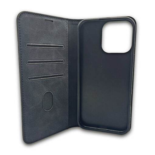 Smart Suede case for iPhone 16 Plus 6,7" black - Image 3