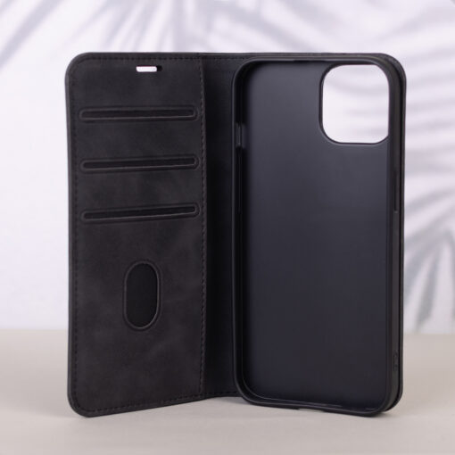 Smart Suede case for iPhone 16 Plus 6,7" black - Image 6