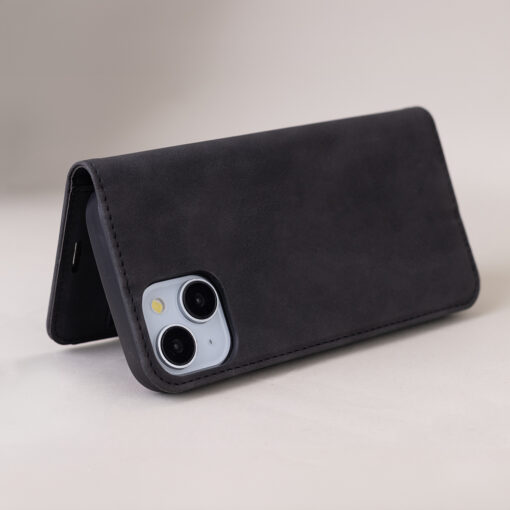 Smart Suede case for iPhone 16 Plus 6,7" black - Image 7