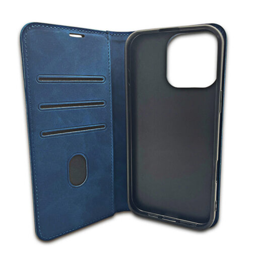 Smart Suede case for Samsung Galaxy A36 5G navy blue - Image 4