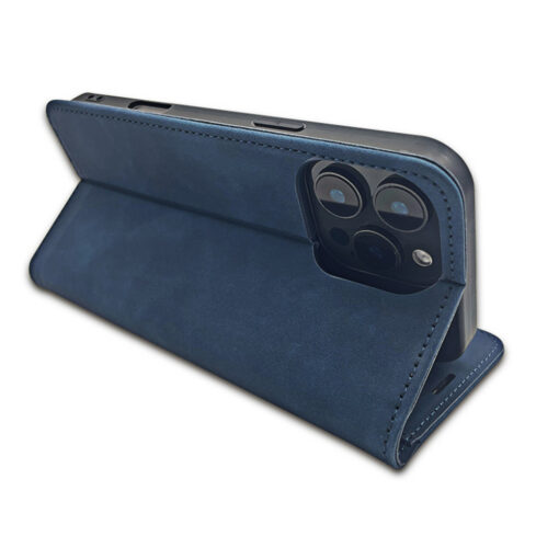 Smart Suede case for Samsung Galaxy A36 5G navy blue - Image 5
