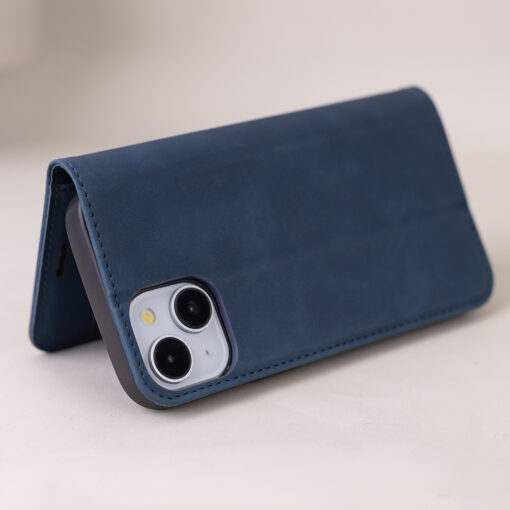 Smart Suede case for Samsung Galaxy A36 5G navy blue - Image 6