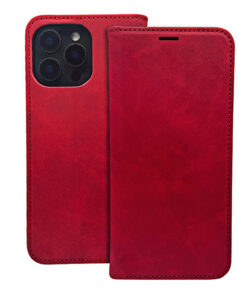 Smart Suede case for Samsung Galaxy S25 red