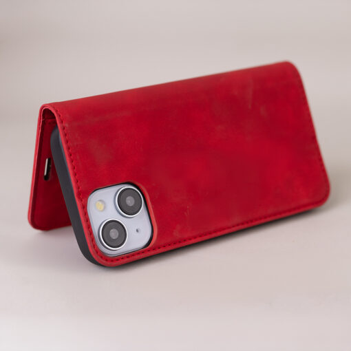 Smart Suede case for iPhone 16 Plus 6,7" red - Image 7