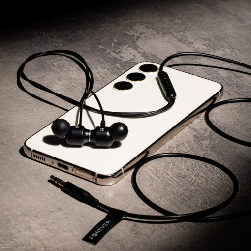Forever wired earphones EP-01 jack 3,5mm black - Image 6