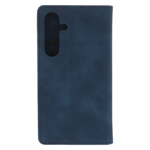 Smart Suede case for Samsung Galaxy S25 navy blue - Image 2