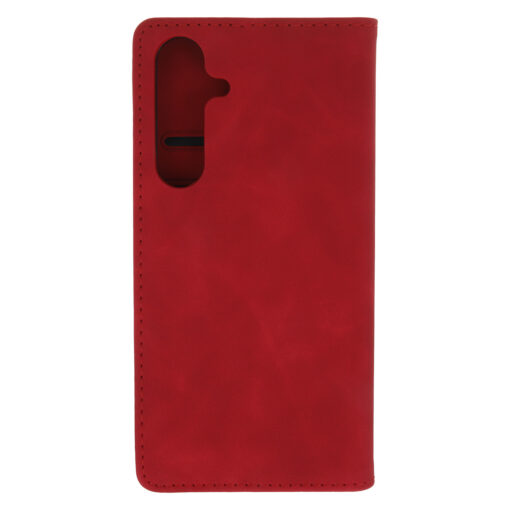 Smart Suede case for Samsung Galaxy S25 Plus red - Image 2