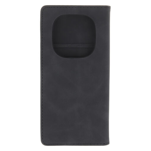 Smart Suede case for Xiaomi Redmi Note 14 Pro 5G (Global) / Redmi Note 14 Pro Plus 5G (Global) black - Image 2