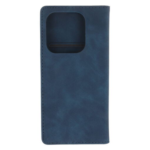 Smart Suede case for Xiaomi Redmi Note 14 5G (Global) navy blue - Image 2