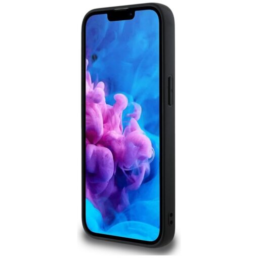 Guess HC PU Grained Big 4G and Classic Logo case for iPhone 16e Black - Image 5