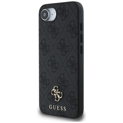 Guess HC MagSafe PU 4G Small 4G and Classic case for iPhone 16e Black - Image 2