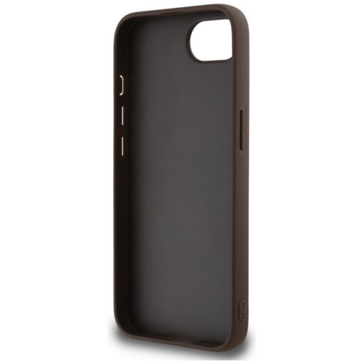 Guess HC 4G PU Big Logo Case for iPhone 16e Brown - Image 7