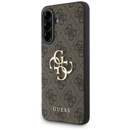 Guess HC 4G PU Big Logo Case for Samsung Galaxy A36 Brown