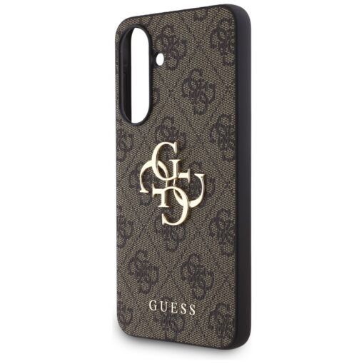 Guess HC 4G PU Big Logo Case for Samsung Galaxy A56 Brown - Image 5