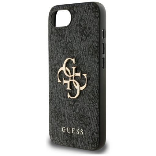 Guess HC 4G PU Big Logo Case for iPhone 16e Black - Image 6