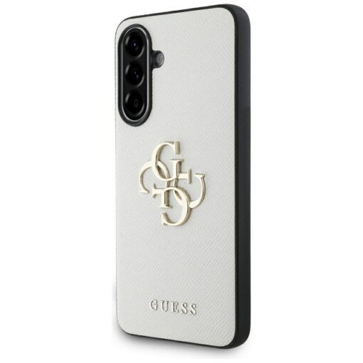 Guess HC PU Grained Big 4G and Classic Logo case for Samsung Galaxy A56 Beige