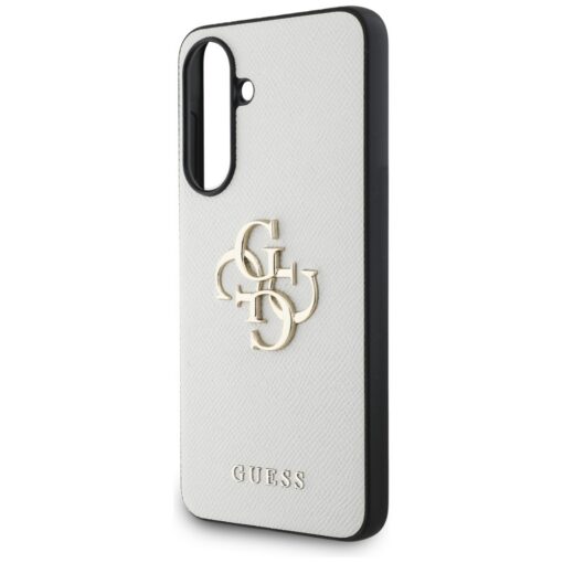 Guess HC PU Grained Big 4G and Classic Logo case for Samsung Galaxy A56 Beige - Image 5