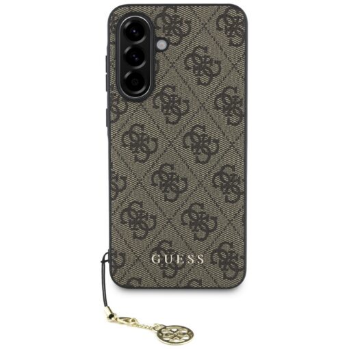 Guess HC PU 4G Charm case for Samsung Galaxy A56 Brown - Image 2