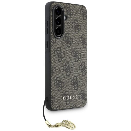 Guess HC PU 4G Charm case for Samsung Galaxy A56 Brown - Image 3