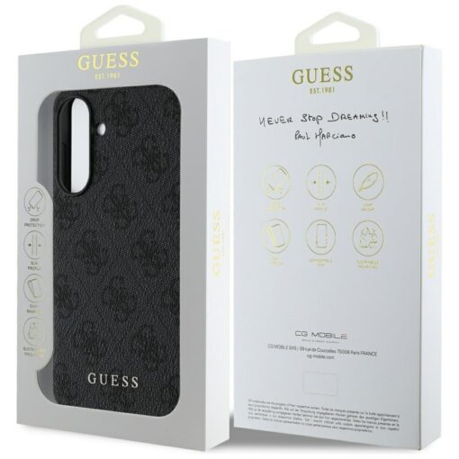 Guess HC PU 4G Charm case for Samsung Galaxy A56 Black - Image 7