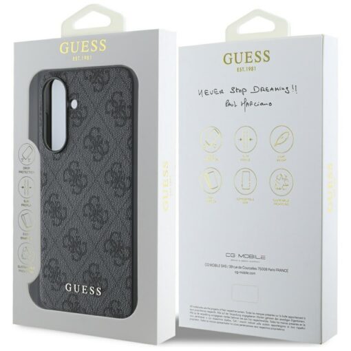 Guess HC PU 4G Classic case for Samsung Galaxy A36 Black - Image 7