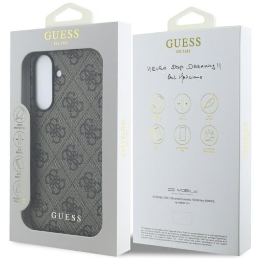 Guess HC PU 4G Classic case for Samsung Galaxy A36 Brown - Image 7