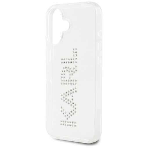Karl Lagerfeld HC IML Rhinestones Logo case for iPhone 16 Transparent - Image 6