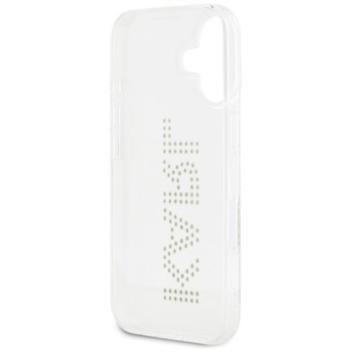 Karl Lagerfeld HC IML Rhinestones Logo case for iPhone 16 Transparent - Image 7